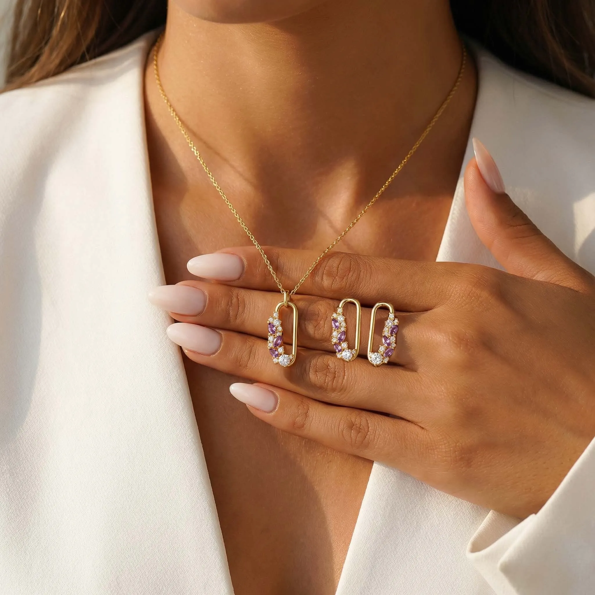 Lightweight daily-wear gold bangles and studs